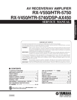Yamaha DSPAX-450 - Service Manual 